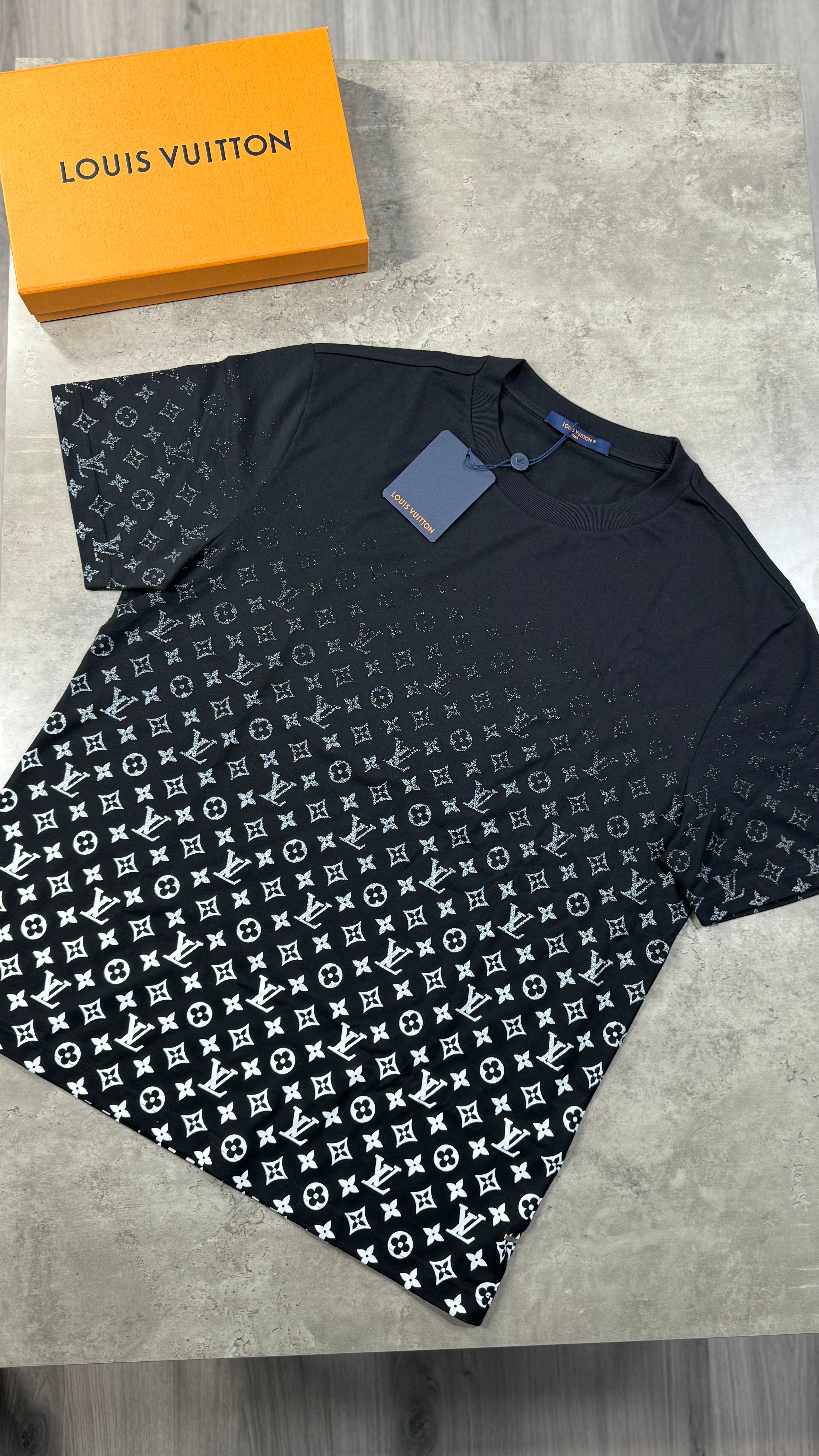 Louis Vuitton Black Gradient T-shirt