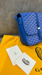 Goyard Goyardine Belvédère II Sky Blue MM messenger bag