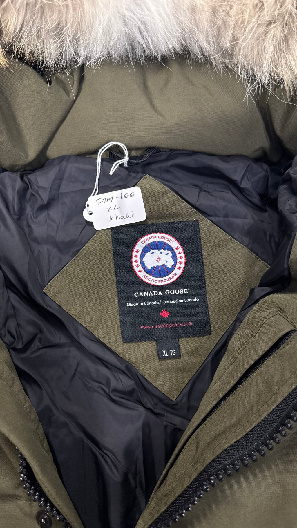 Canada Goose Khaki Wyndham Parka