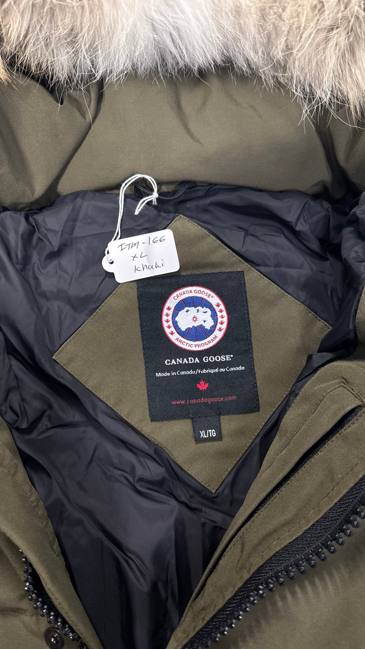 Canada Goose Khaki Wyndham Parka