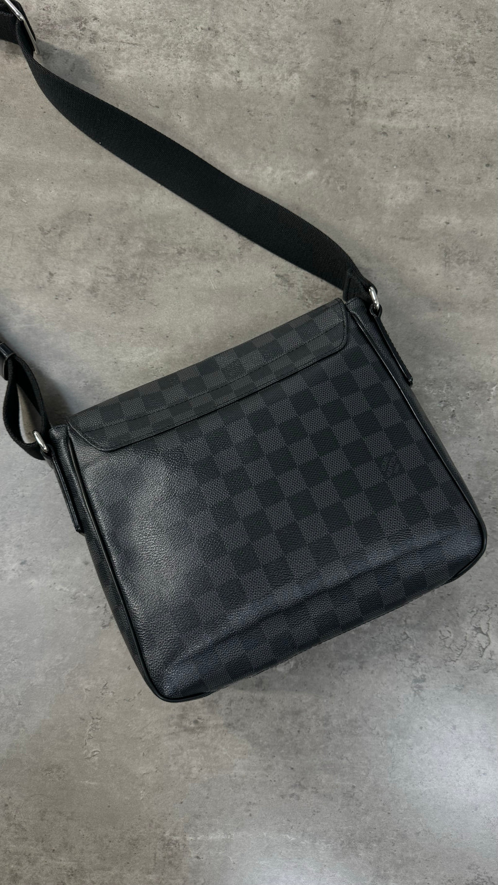 Louis Vuitton Black Damier PM messenger bag