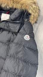 Moncler Black Cluny Parka with fur
