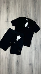 CP Company Black Shorts Set