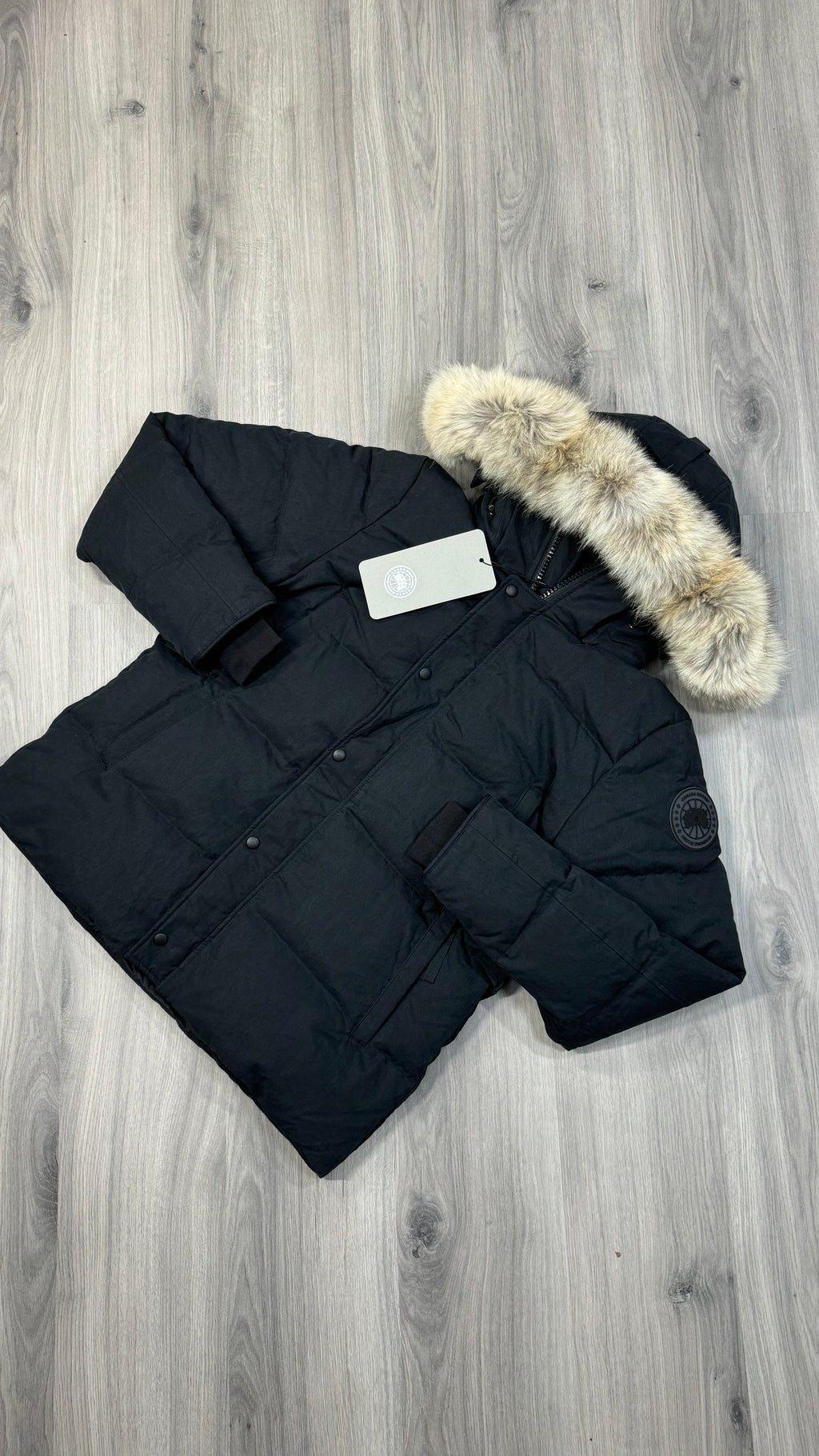Canada Gooss Black Badge Wyndham Heritage Parka
