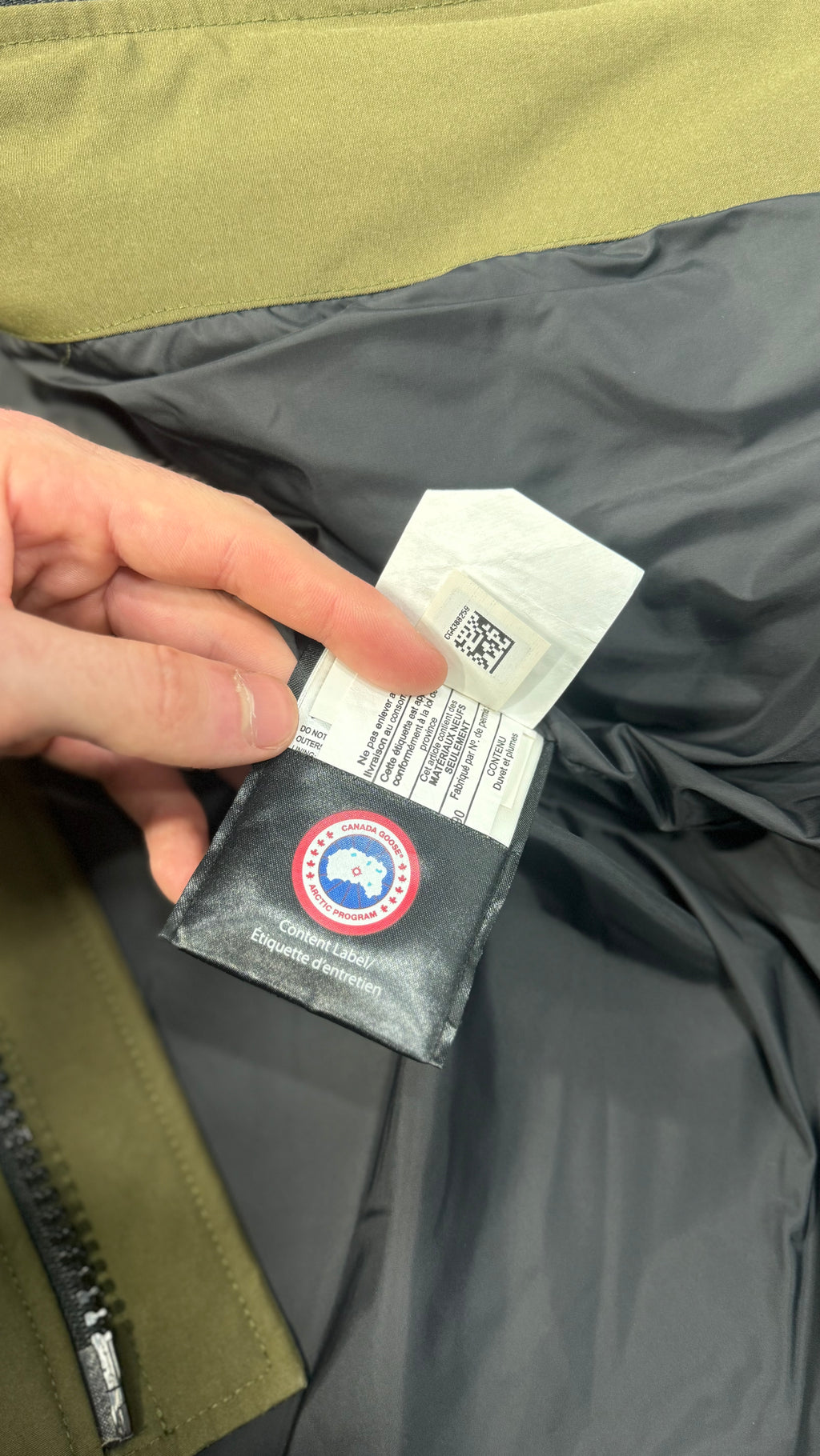 Canada Goose Khaki Wyndham Parka