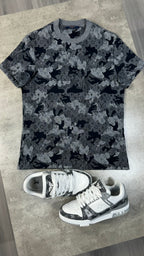 Louis Vuitton Grey Camo Monogram T-shirt