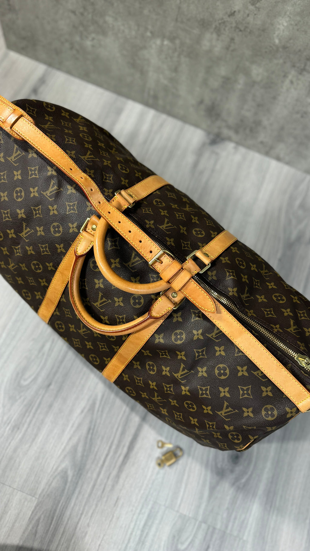 Louis Vuitton Keepall Bandoulière Brown Monogram