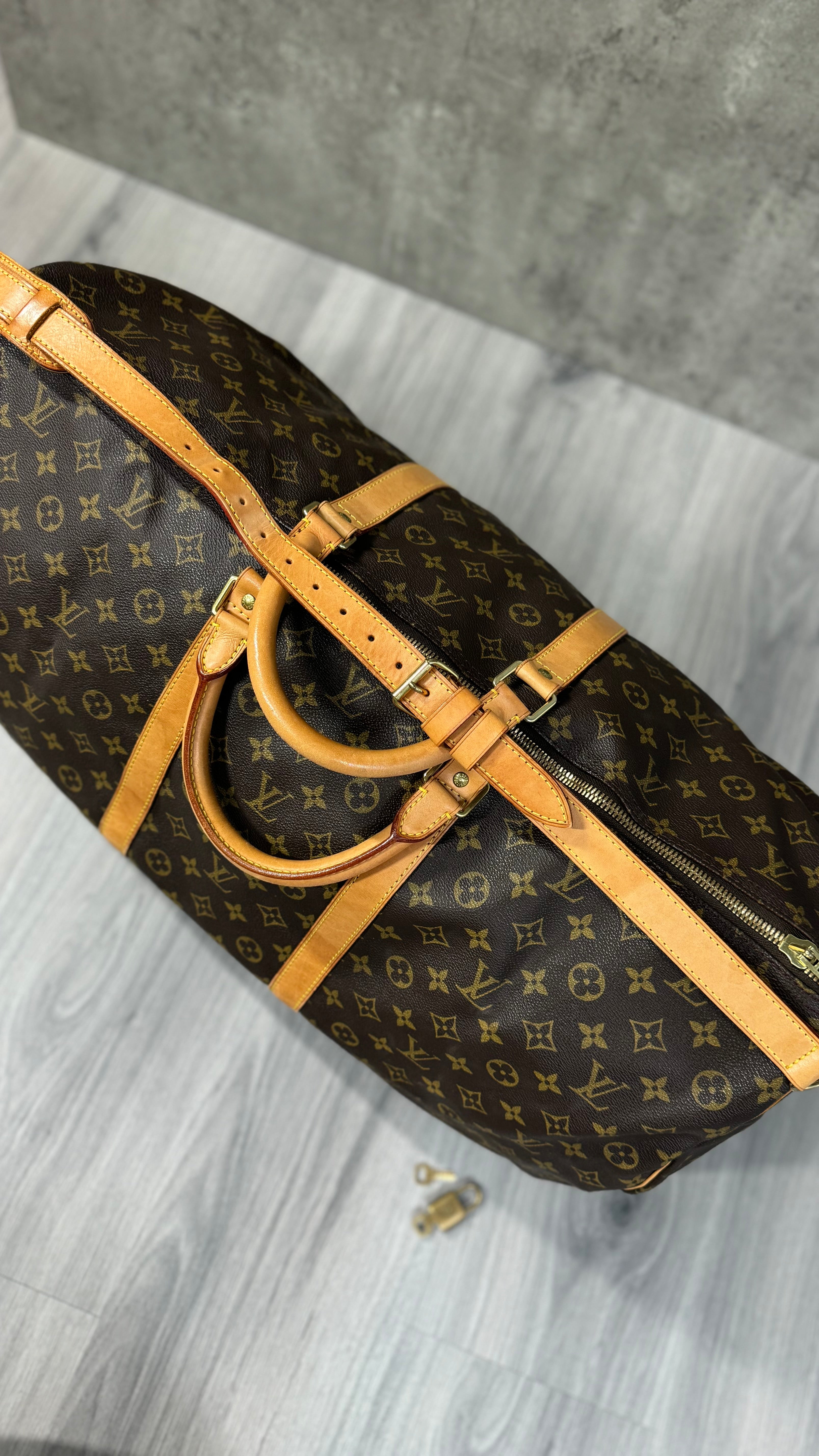 Louis Vuitton Keepall Bandoulière Brown Monogram
