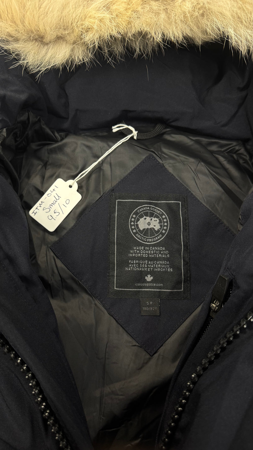 Canada Goose Marine Navy Black Badge Wyndham Parka