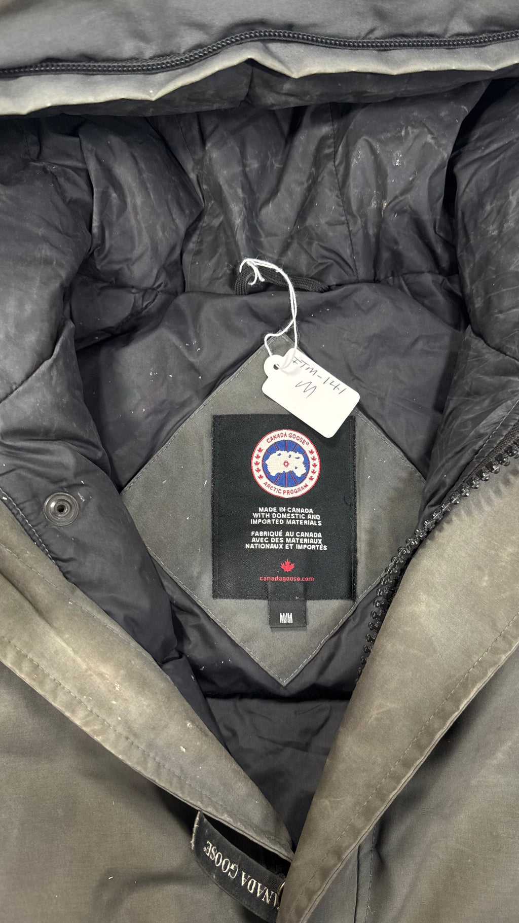 Canada Goose Graphite Grey Chilliwack Bomber Jacket