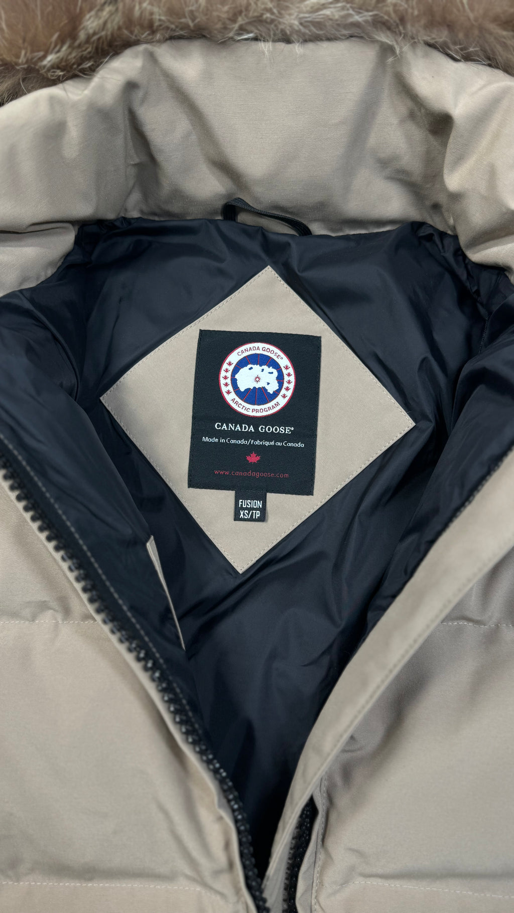 Canada Goose Women’s Tan Chelsea Parka