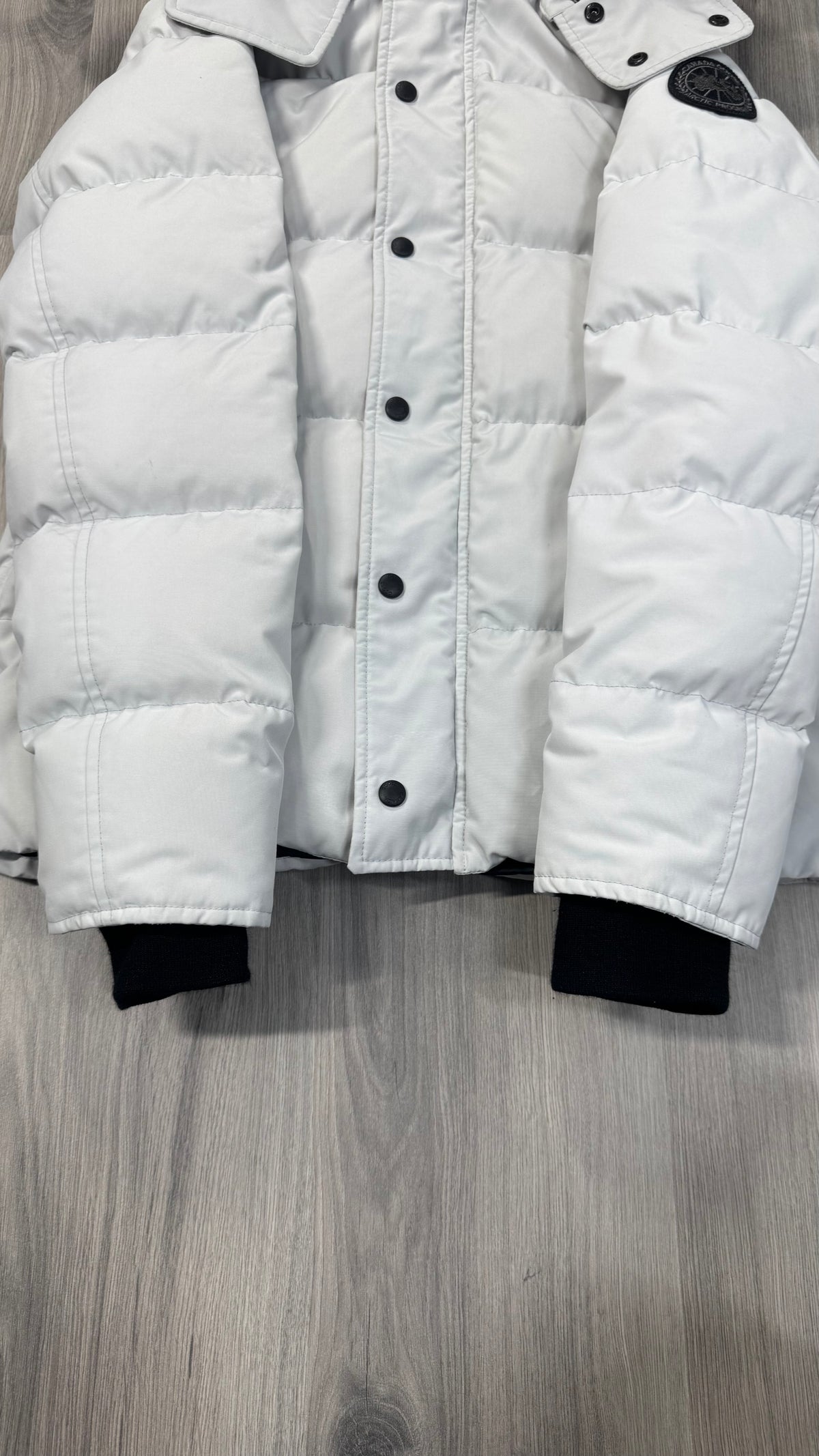Canada Goose Silver-birch Black Badge Wyndham Parka