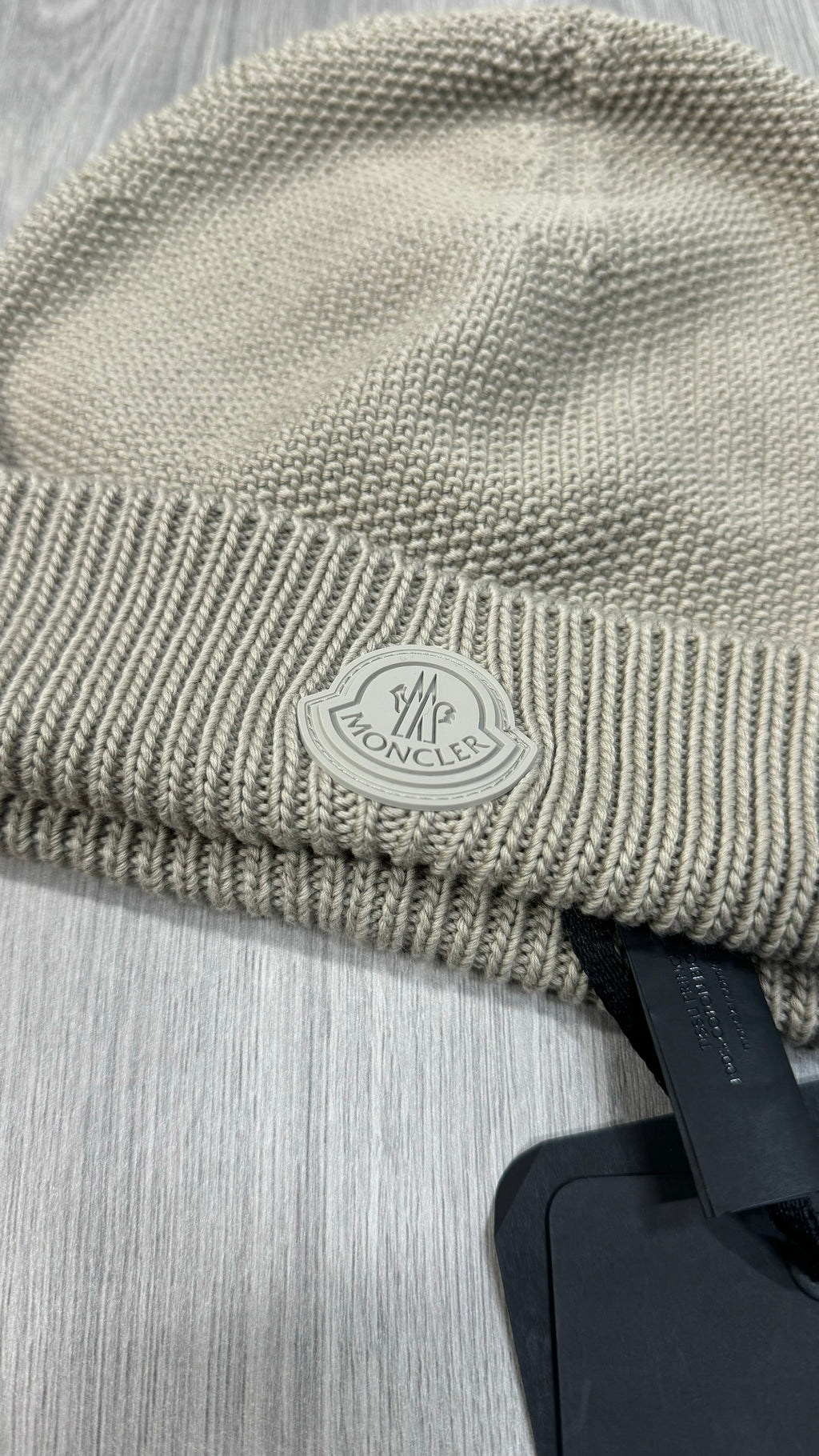 Moncler Beige Beanie