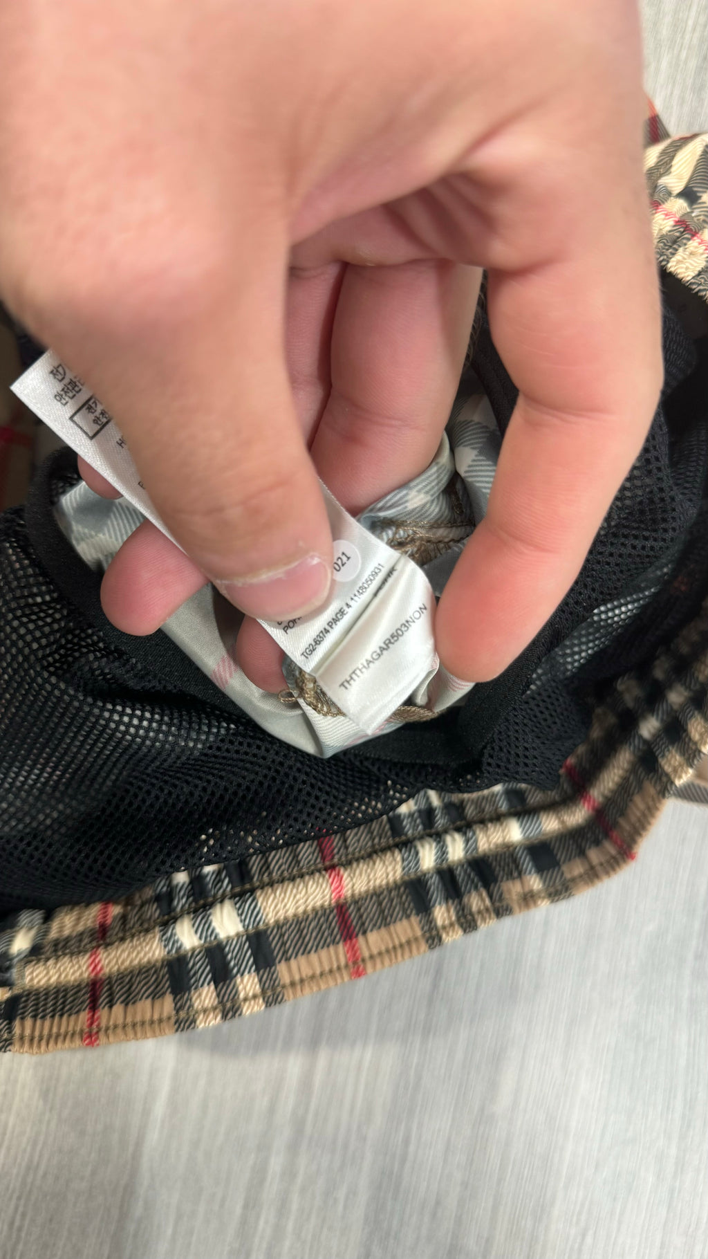Burberry Small Check Swim Shorts