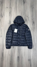 Moncler Navy Gilere hooded down jacket