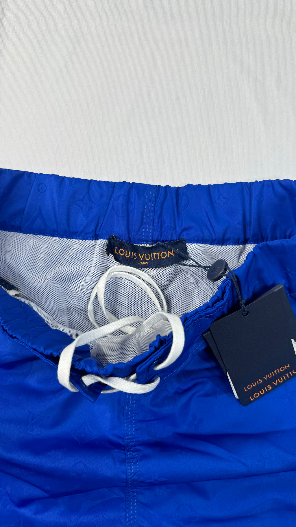 Louis Vuitton Blue Monogram Shorts