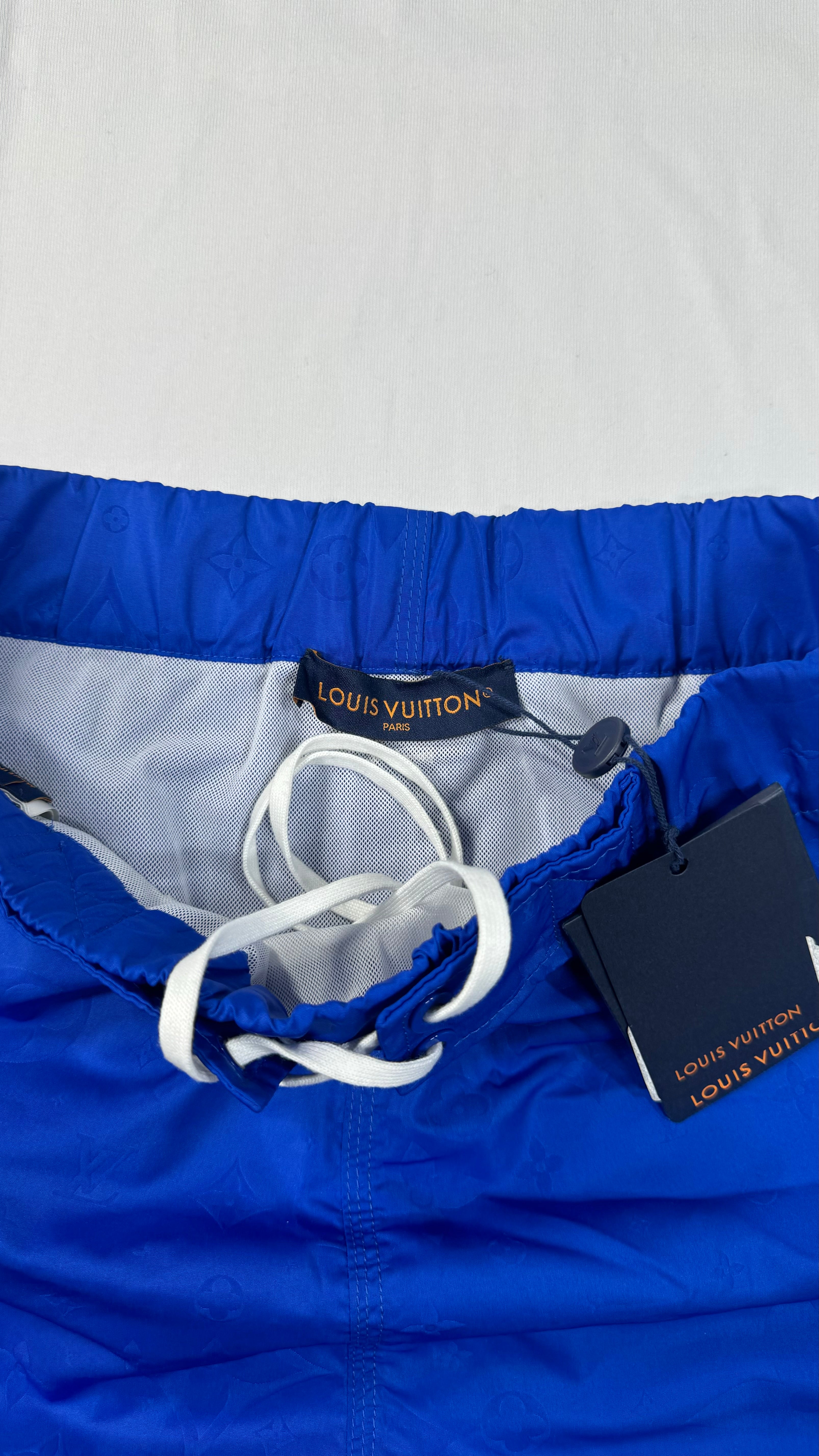 Louis Vuitton Blue Monogram Shorts
