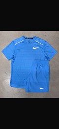 Nike Miler Uni Blue T-shirt and shorts set