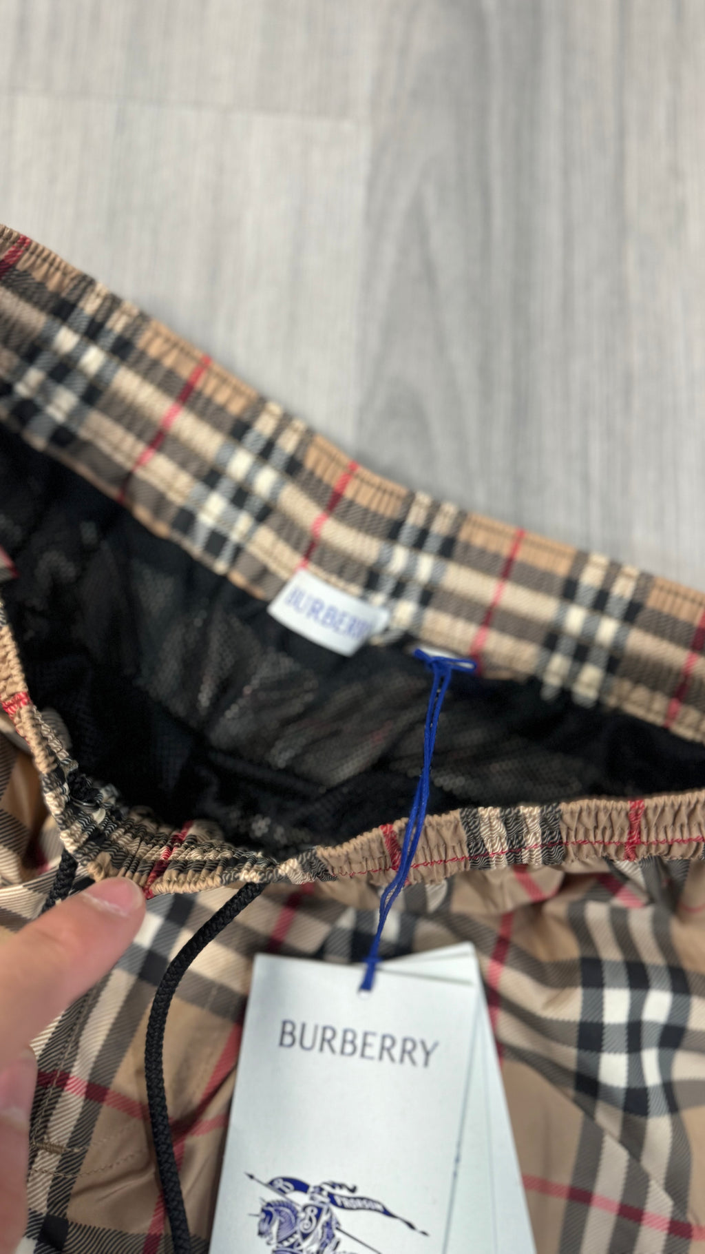 Burberry Small Check Swim Shorts