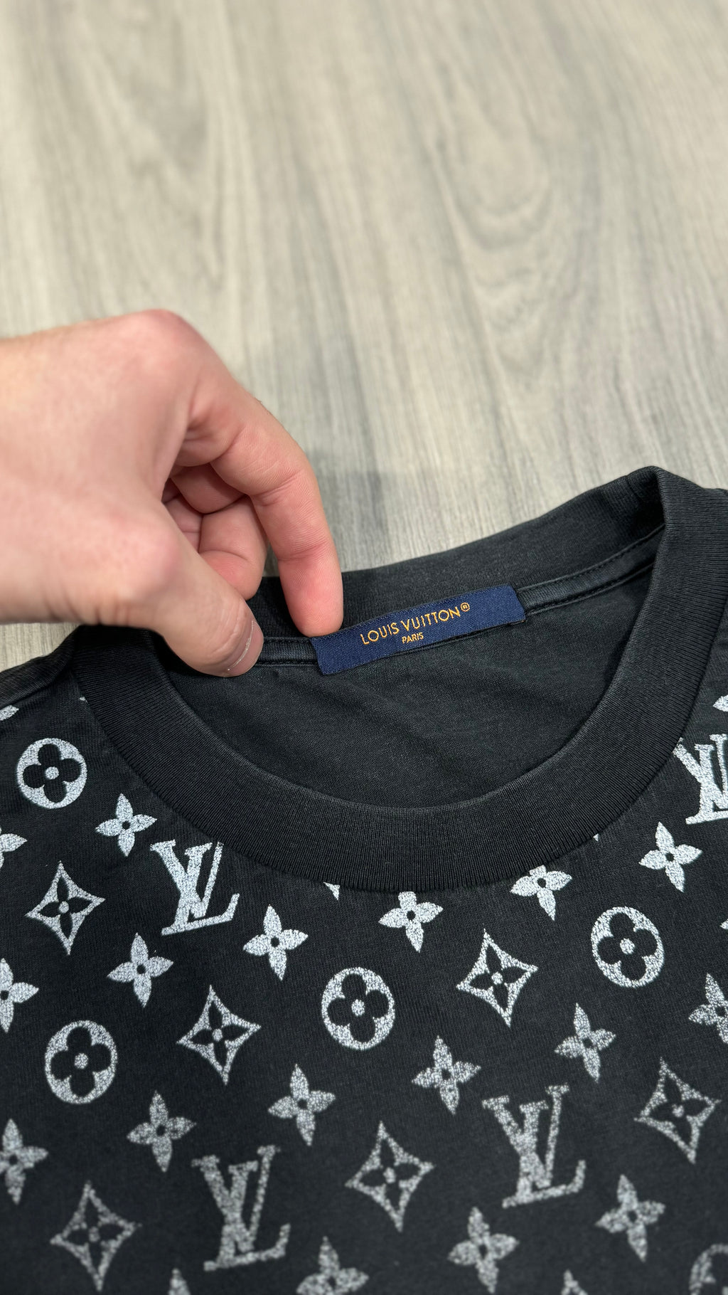 Louis Vuitton Black Gradient T-shirt