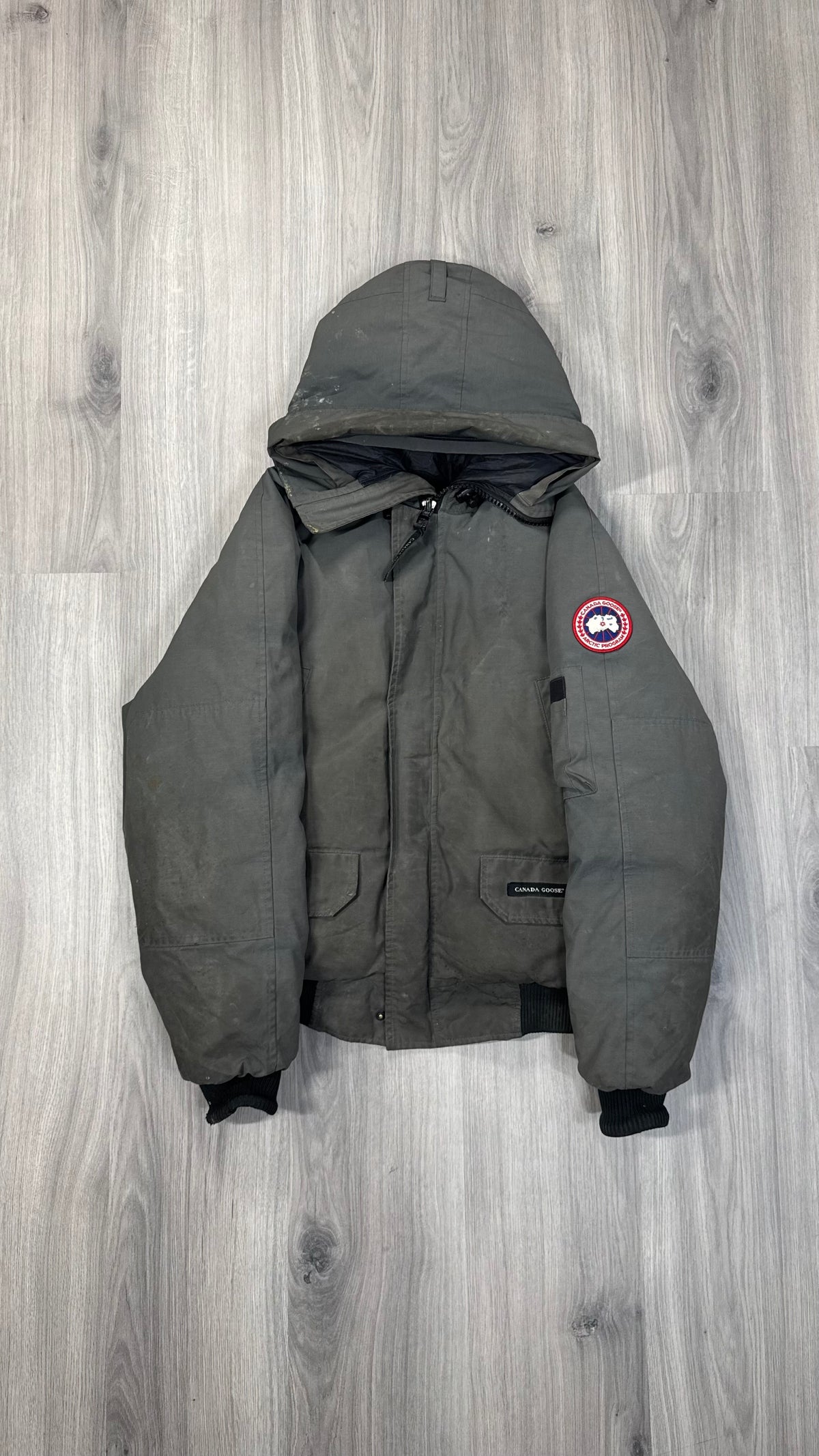 Canada Goose Graphite Grey Chilliwack Bomber Jacket