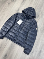 Moncler Navy Gilere hooded down jacket