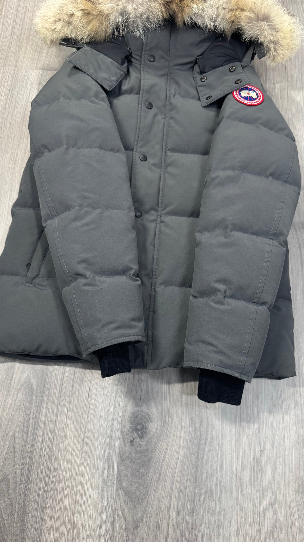 Canada Goose Graphite Grey Wyndham Parka