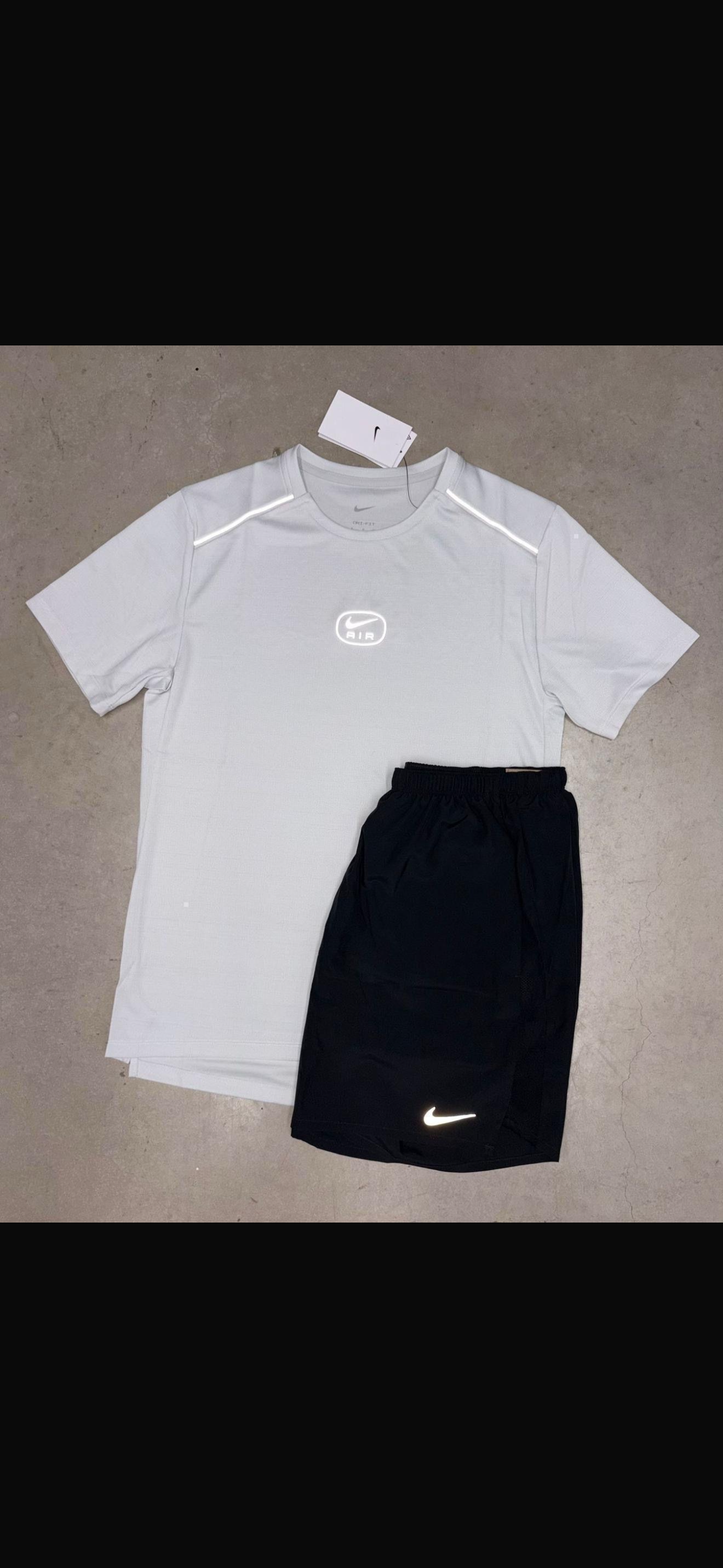 Nike Air Miler White T-shirt and shorts set