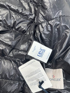 Moncler Black Gilere hooded down jacket