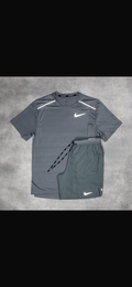 Nike Miler Grey Shorts and T-shirt set