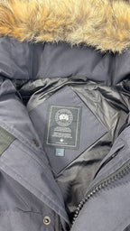 Canada Goose Marine Navy Black Badge Wyndham Parka