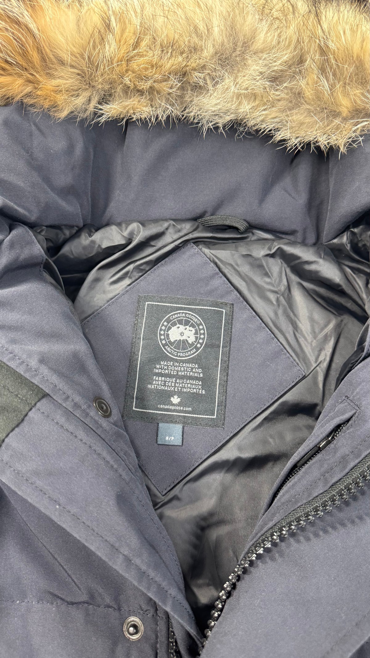Canada Goose Marine Navy Black Badge Wyndham Parka