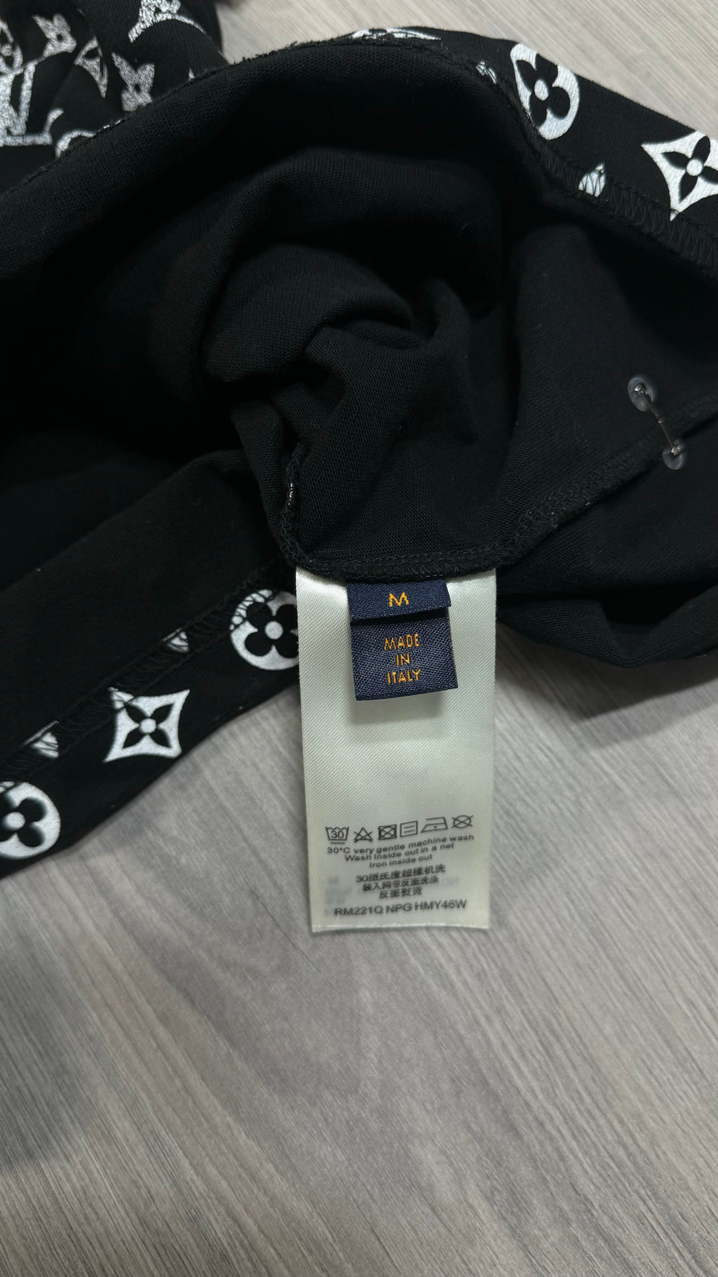 Louis Vuitton Black Gradient T-shirt