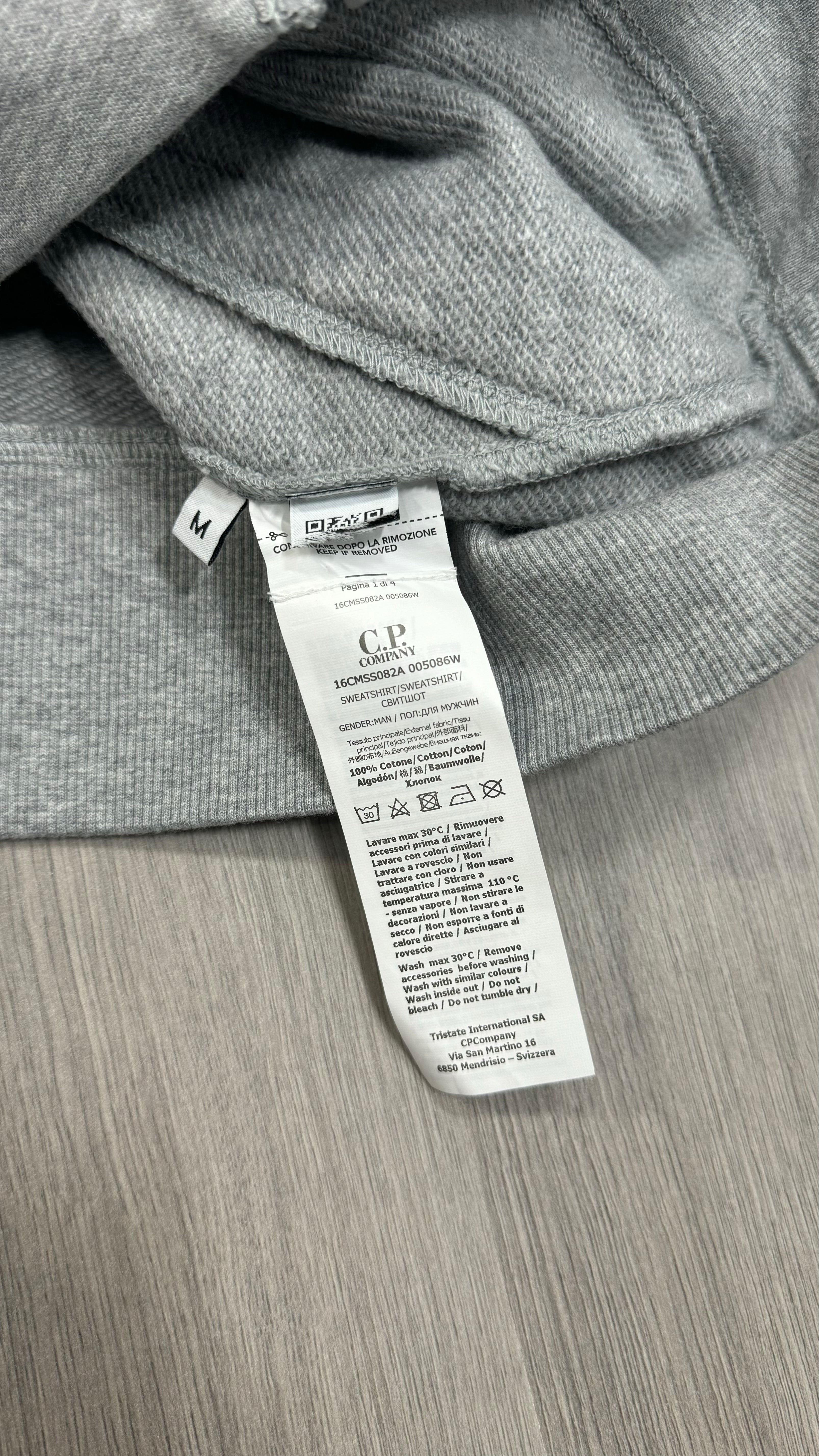 CP Company Grey Zip Up Tracksuit