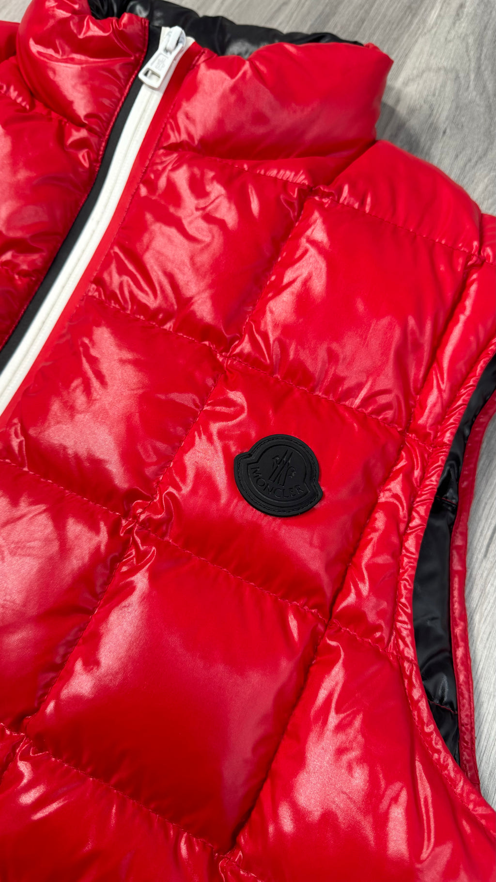 Moncler Denain Puffer Red Gilet