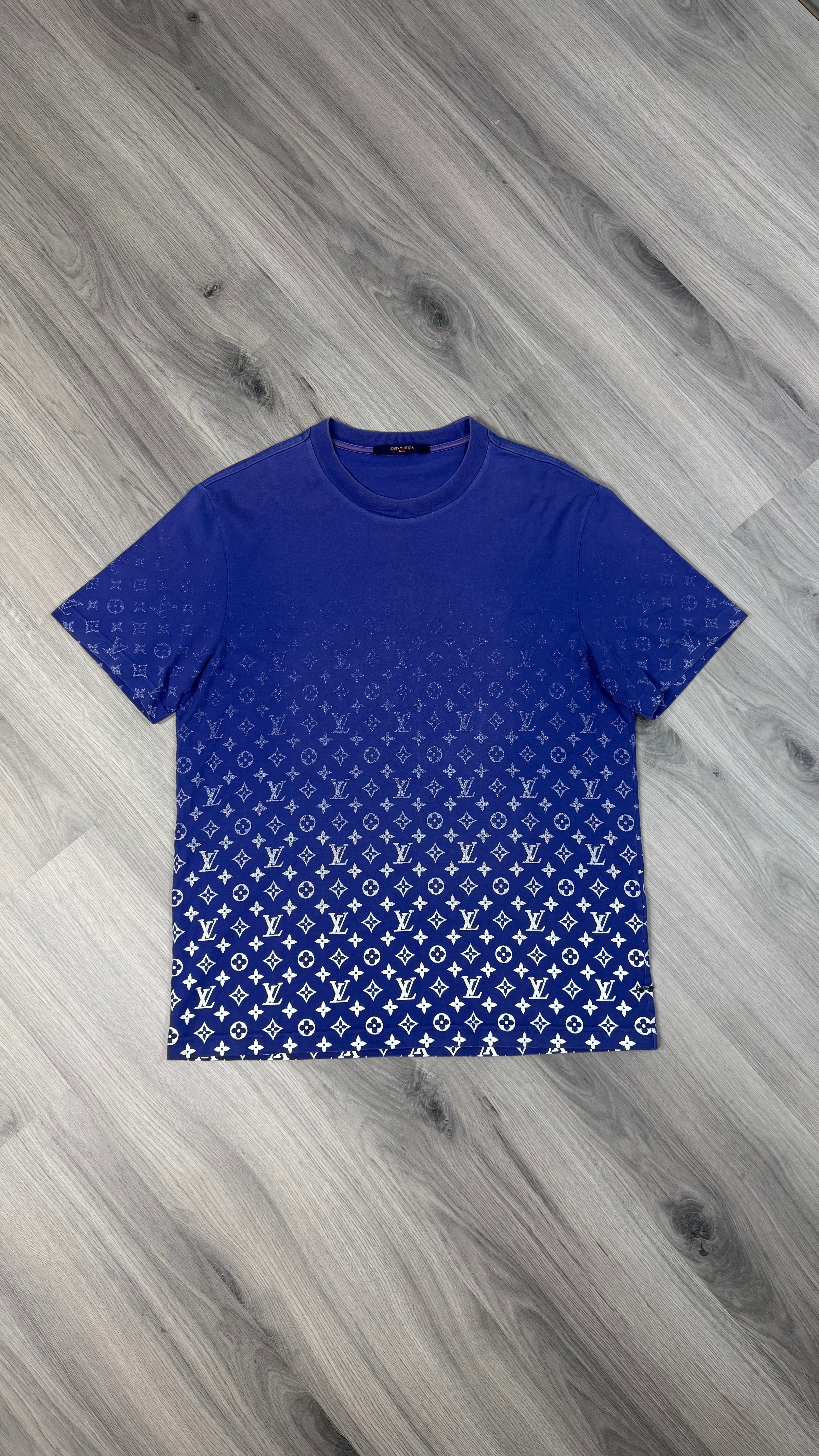 Louis Vuitton Blue gradient T-shirt