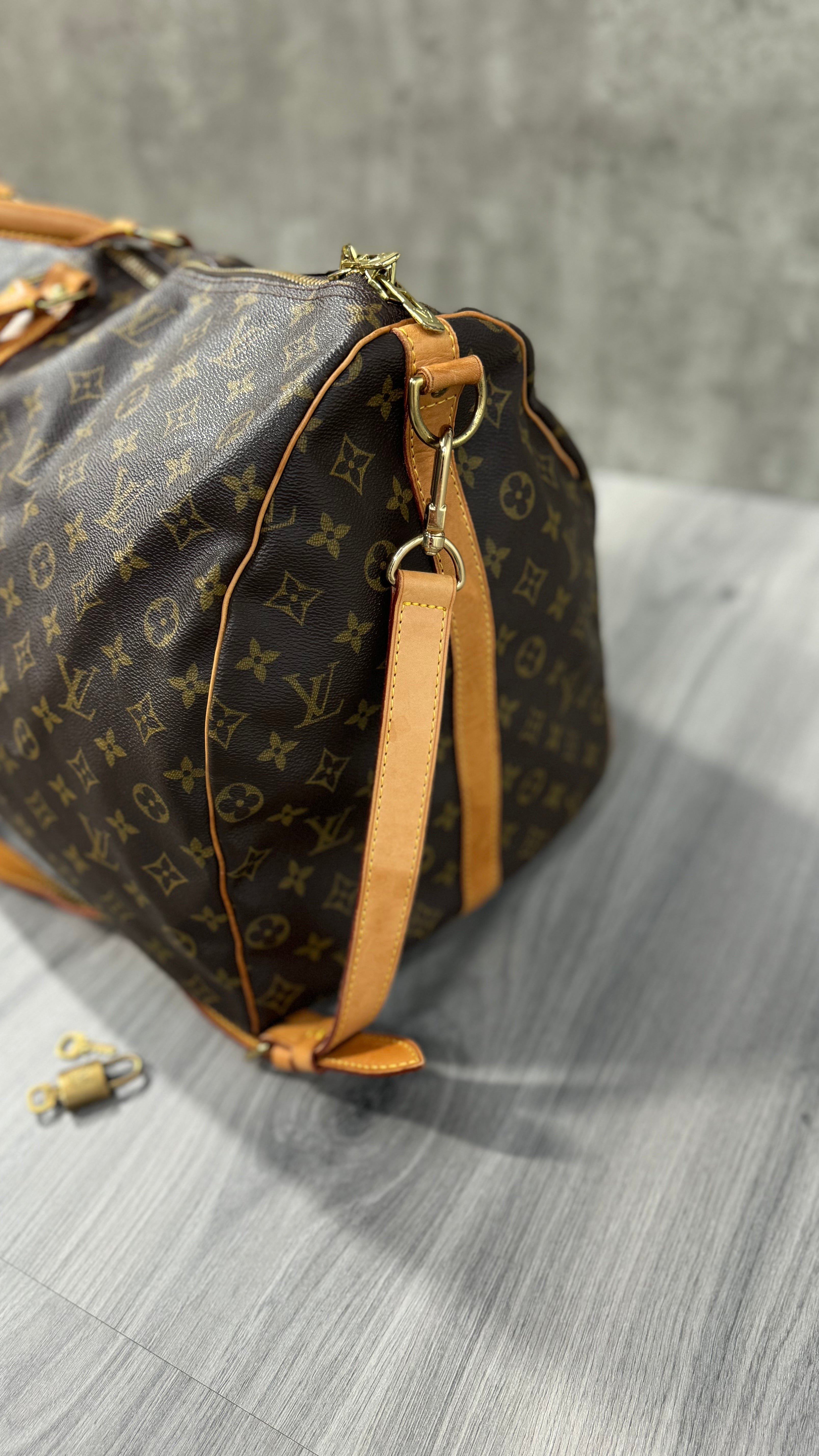 Louis Vuitton Keepall Bandoulière Brown Monogram