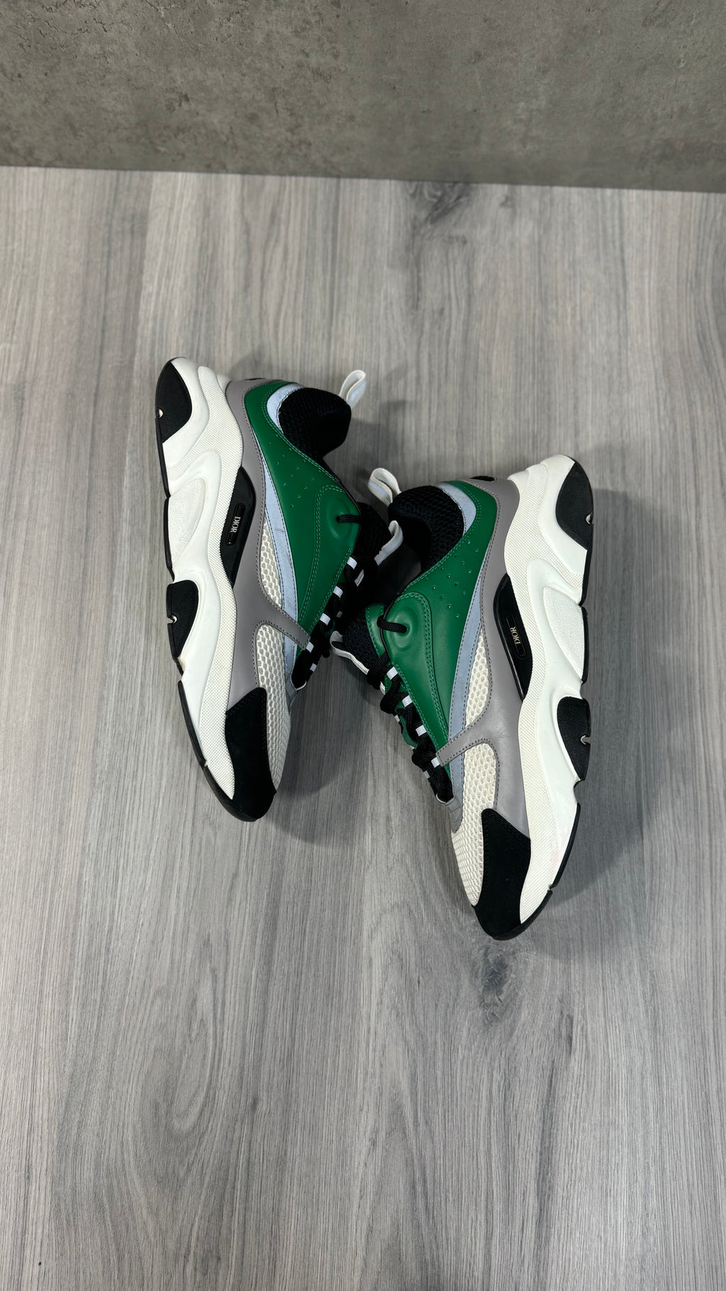 Dior B22s Green and White