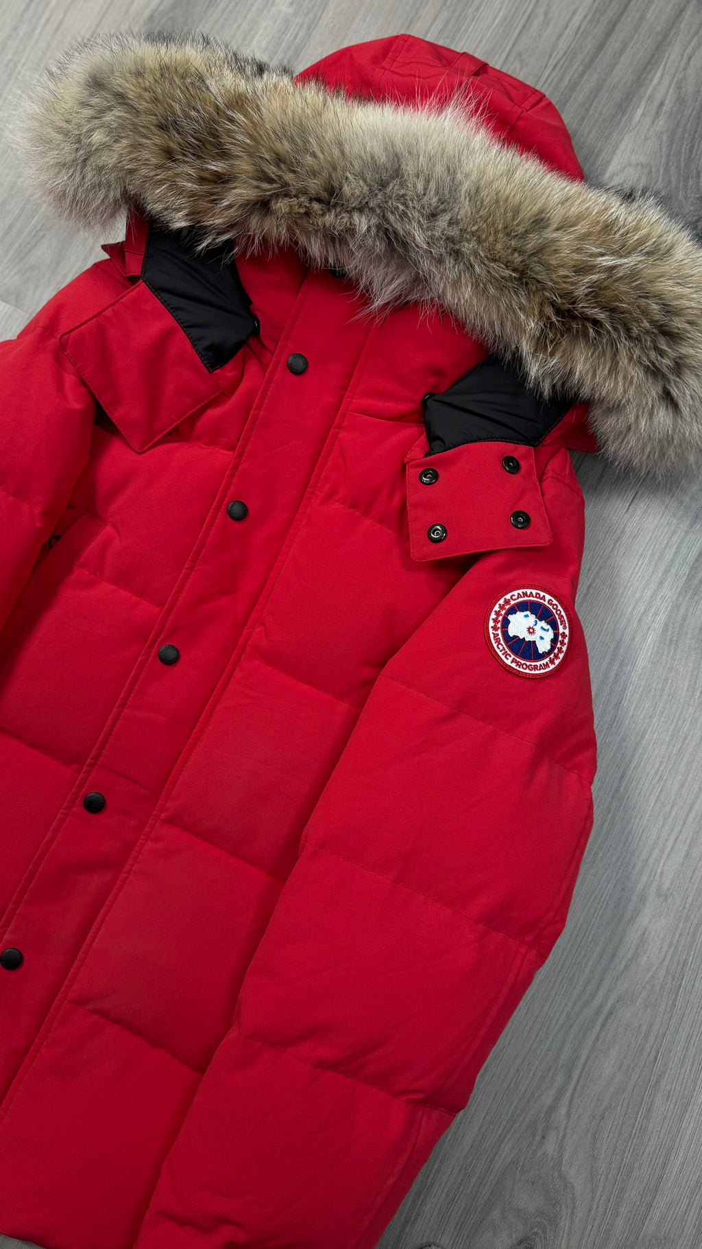 Canada Goose Red Wyndham Parka