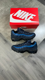 Nike Air Max 95s Black & Obsidian-Thunder Blue