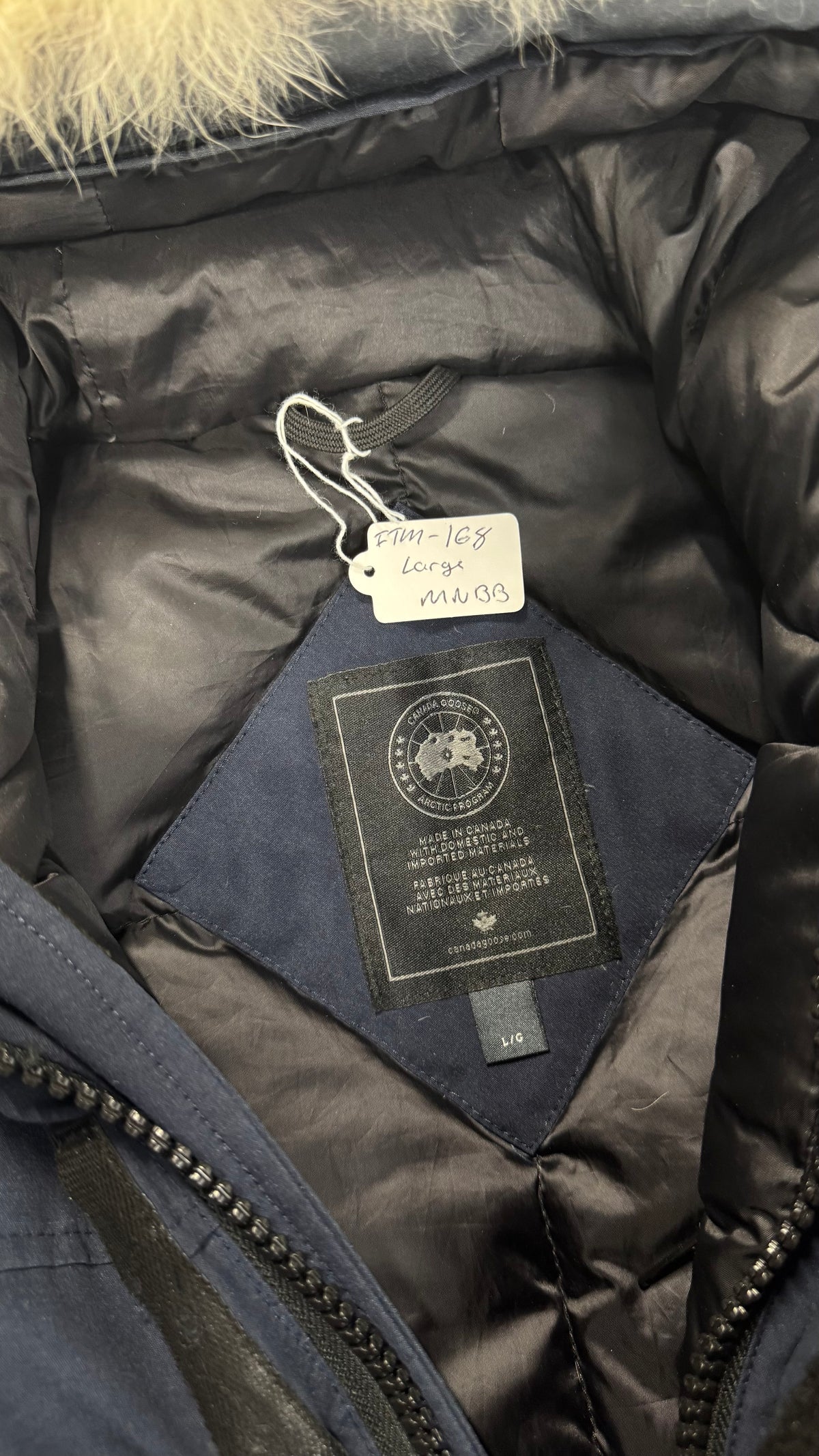 Canada Goose Marine Navy Black Badge Langford Parka