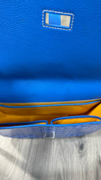 Goyard Goyardine Belvédère II Sky Blue MM messenger bag