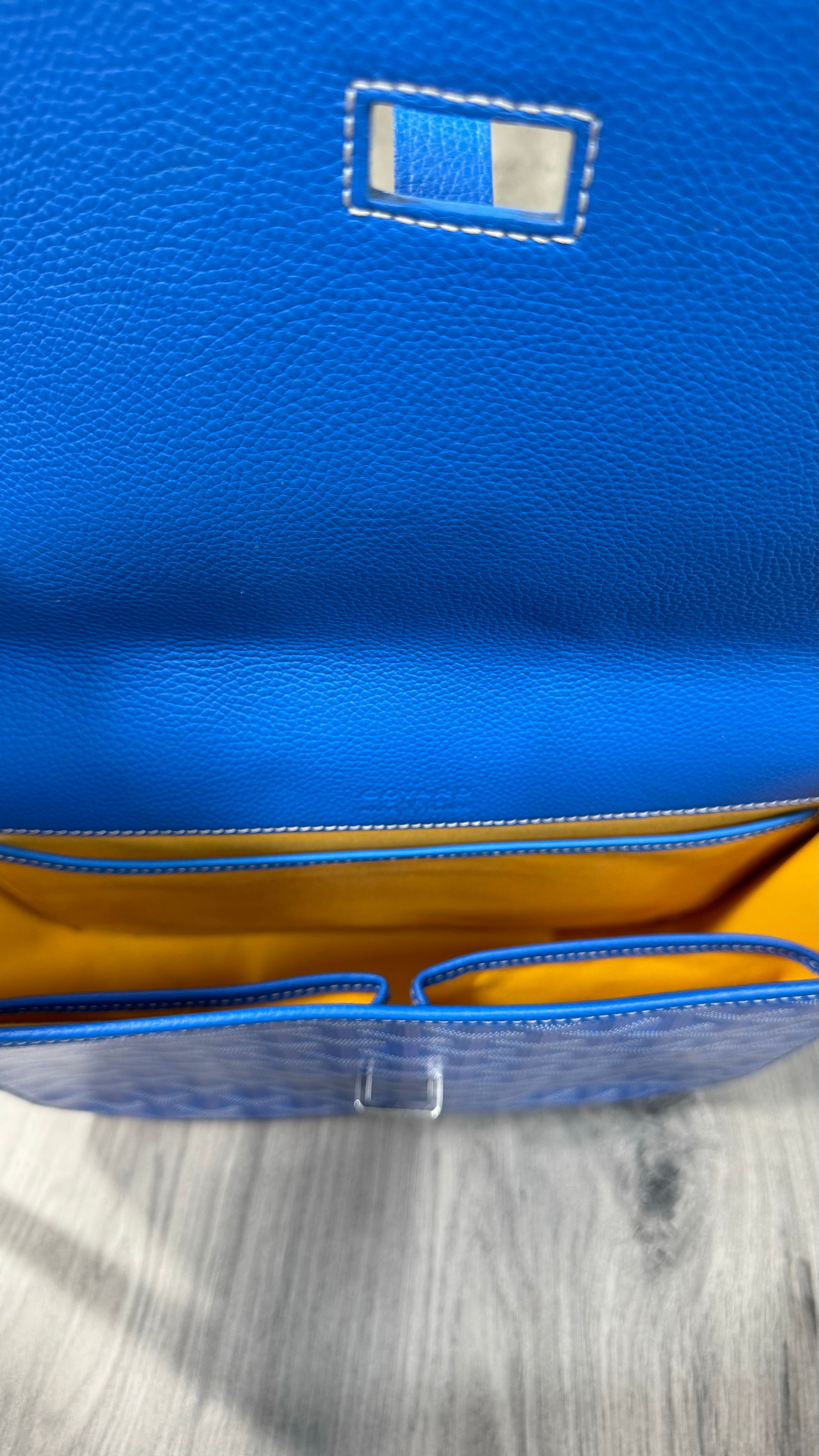 Goyard Goyardine Belvédère II Sky Blue MM messenger bag