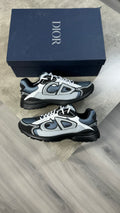 Dior B30 Blue Technical Mesh with Gray, White and Black Technical Fabric