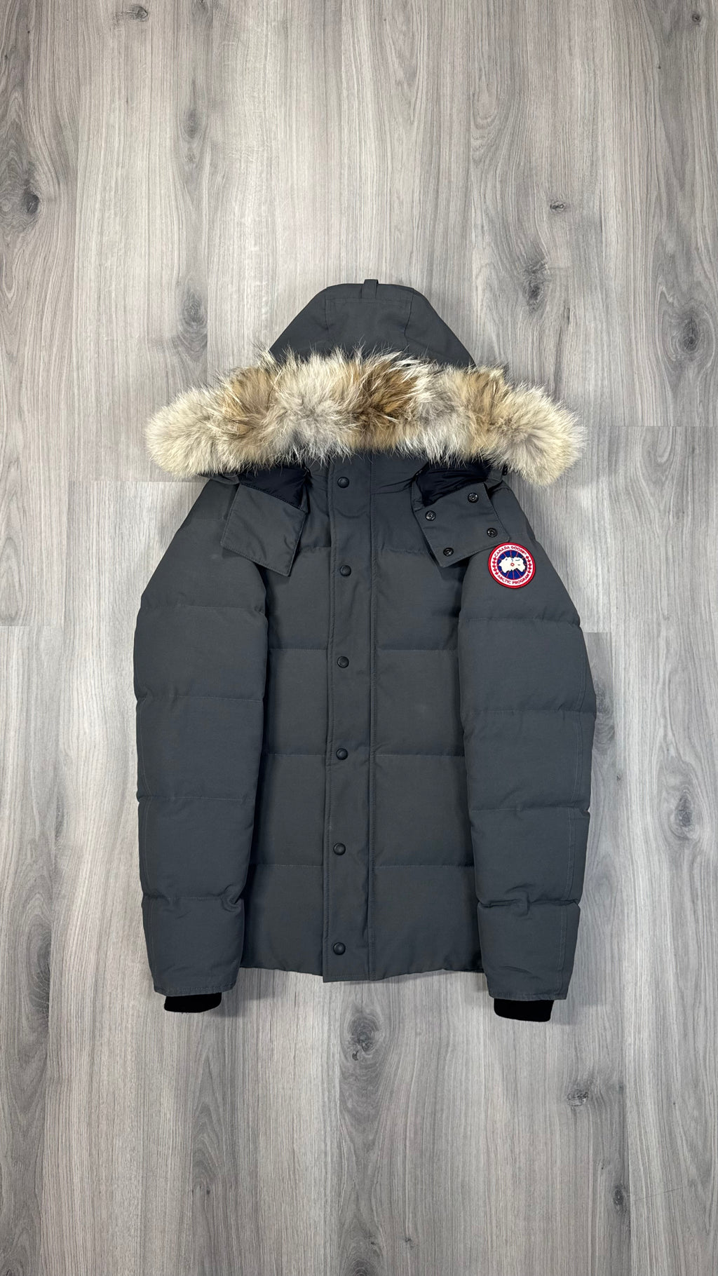 Canada Goose Graphite Grey Wyndham Parka