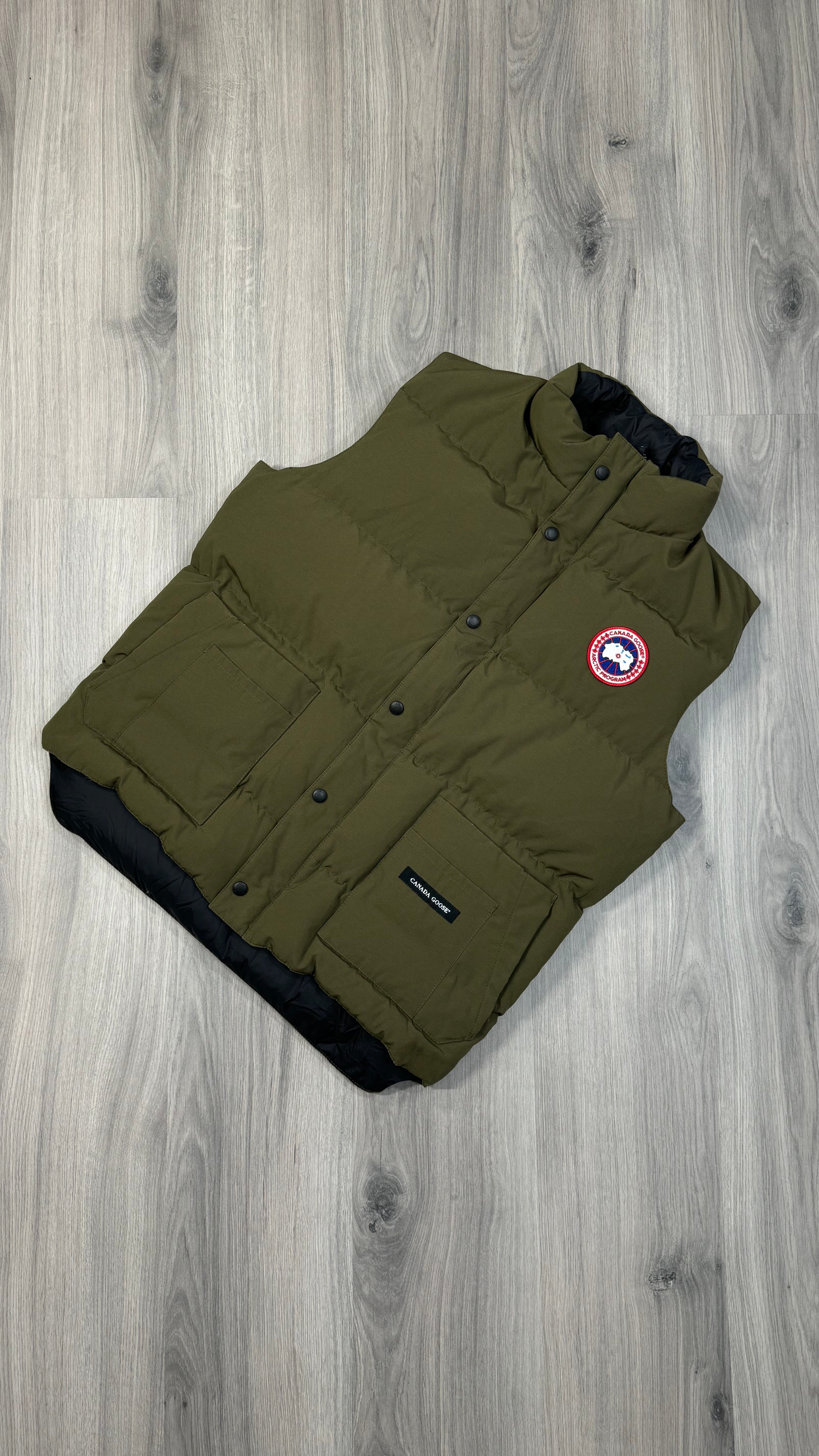 Canada goose khaki freestyle gilet