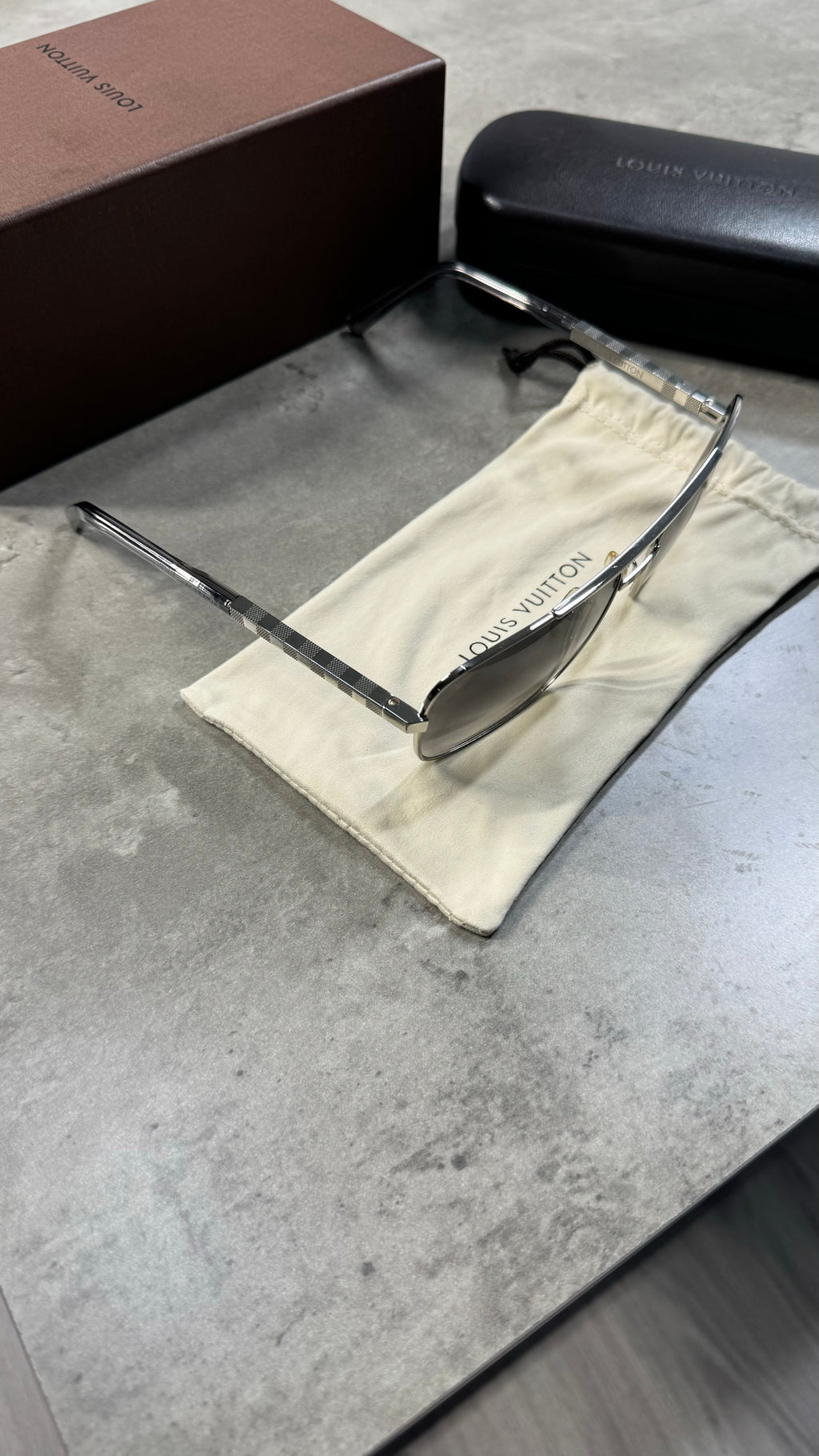 Louis Vuitton Silver Attitude Sunglasses