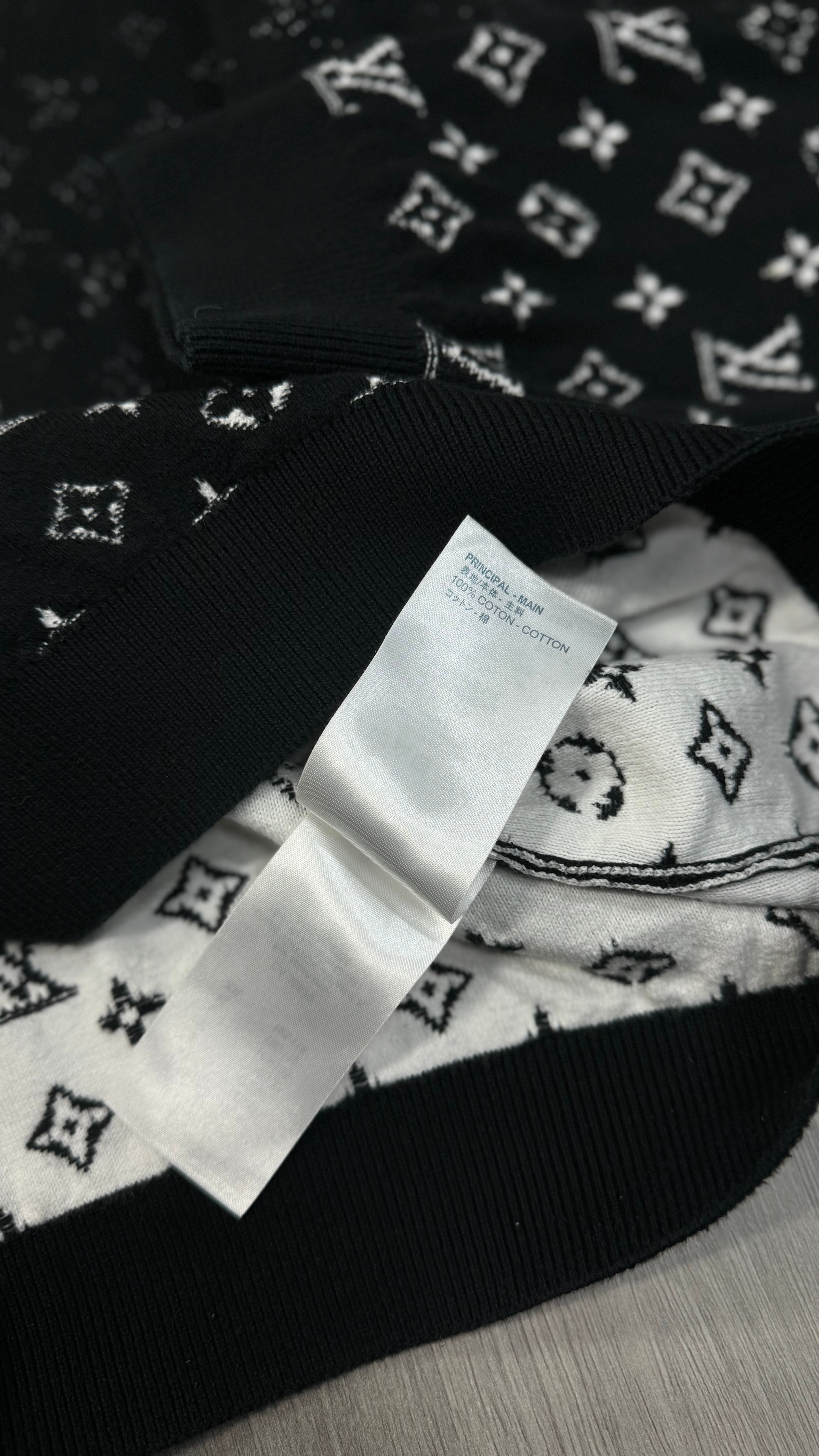 Louis Vuitton Black Gradient Sweatshirt