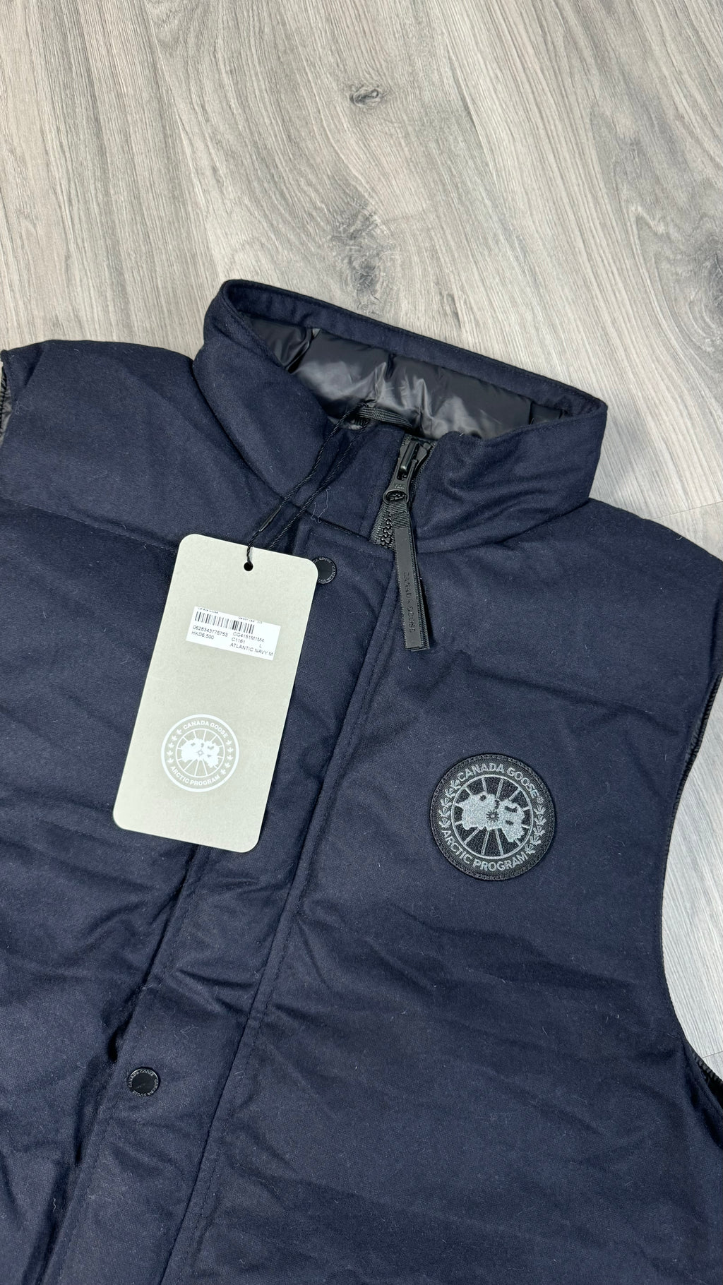 Canada Goose Atlantic Navy Wool Garson Gilet