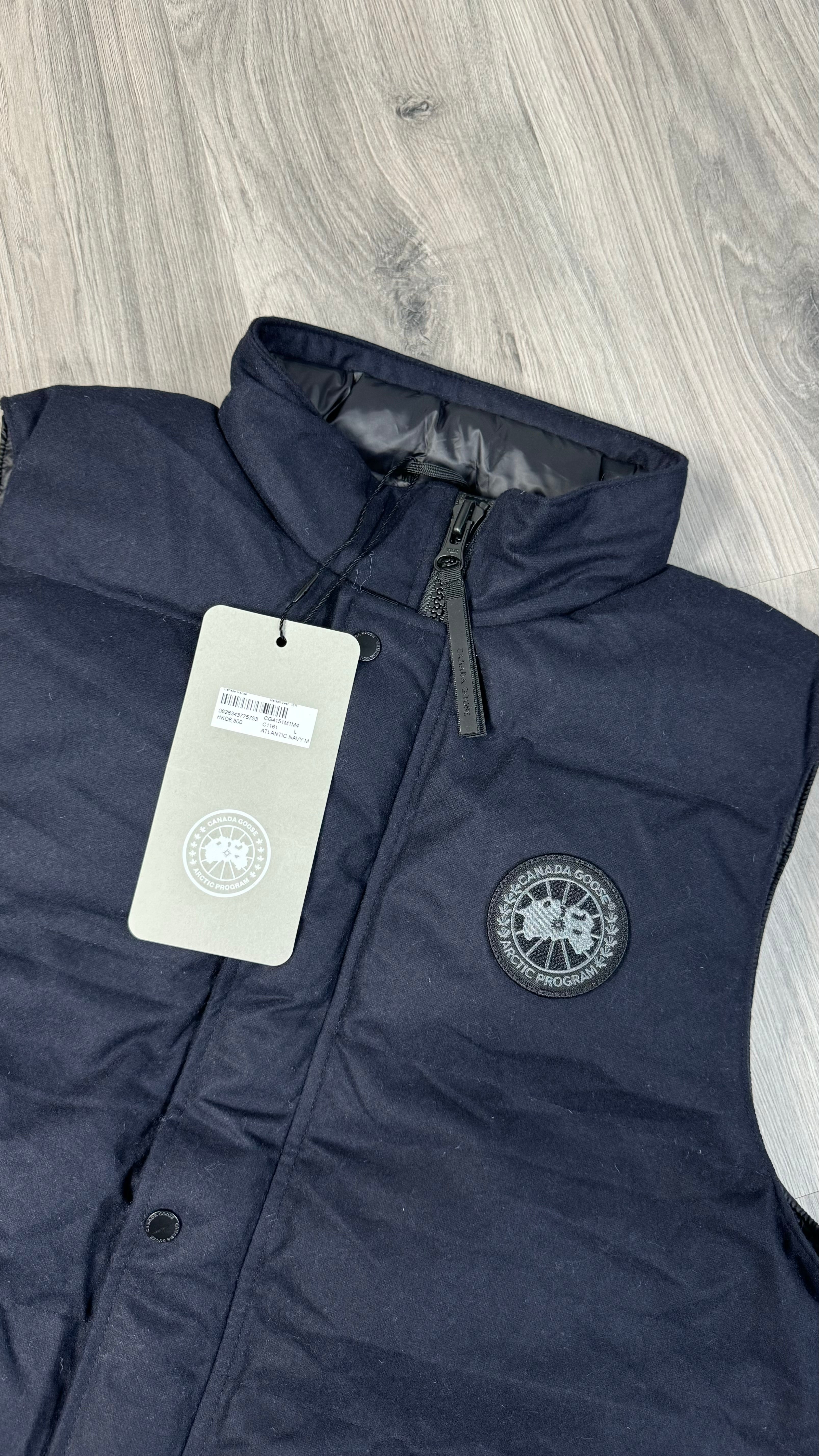 Canada Goose Atlantic Navy Wool Garson Gilet